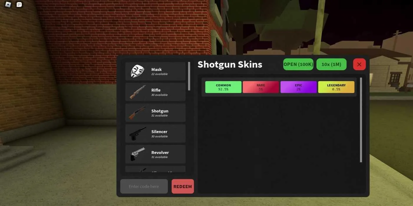 Roblox: Da Hood Codes