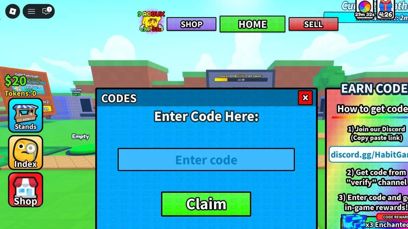 Roblox My Boba Stand Codes