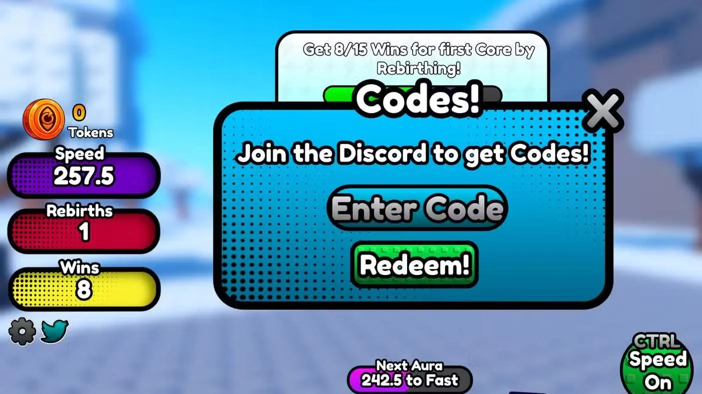 Roblox Outrun a Speedster Codes