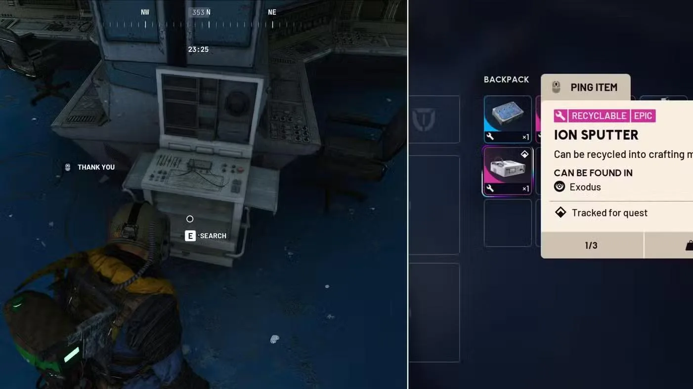 Rotary Encoder & Ion Sputter Location (With a View Quest) in ARC Raiders