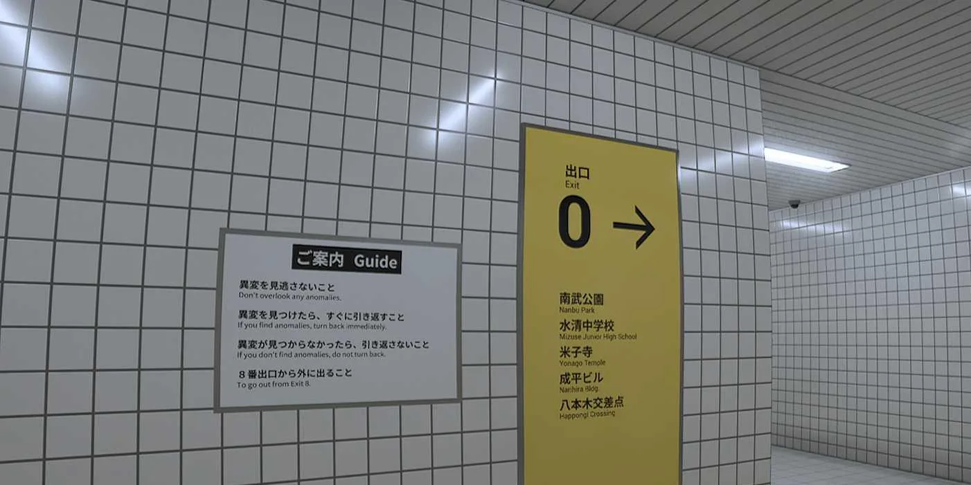 The Exit 8: All Possible Anomalies