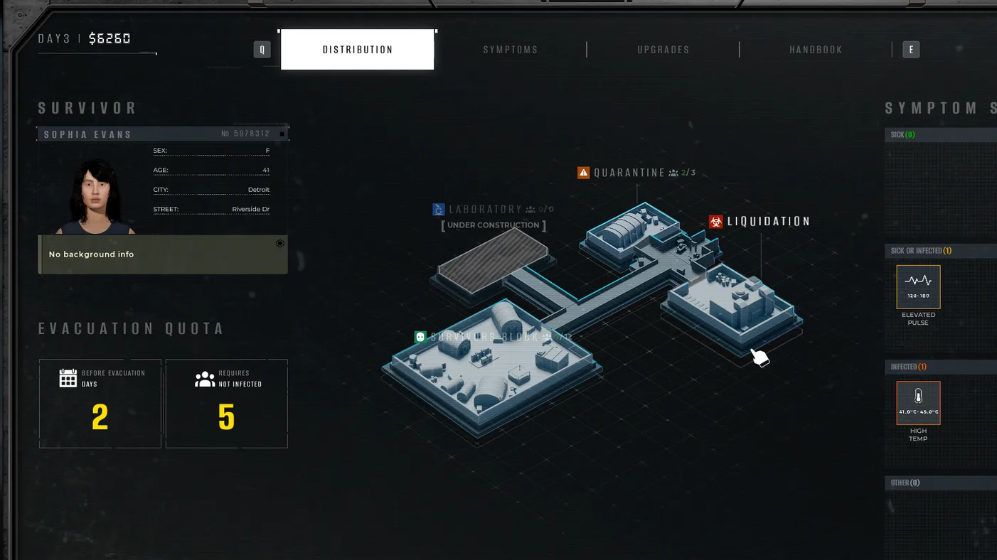 Where to Send Each Survivor in Quarantine Zone The Last Check