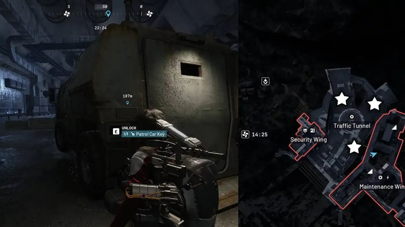 Where to use the patrol car key in Arc Raiders