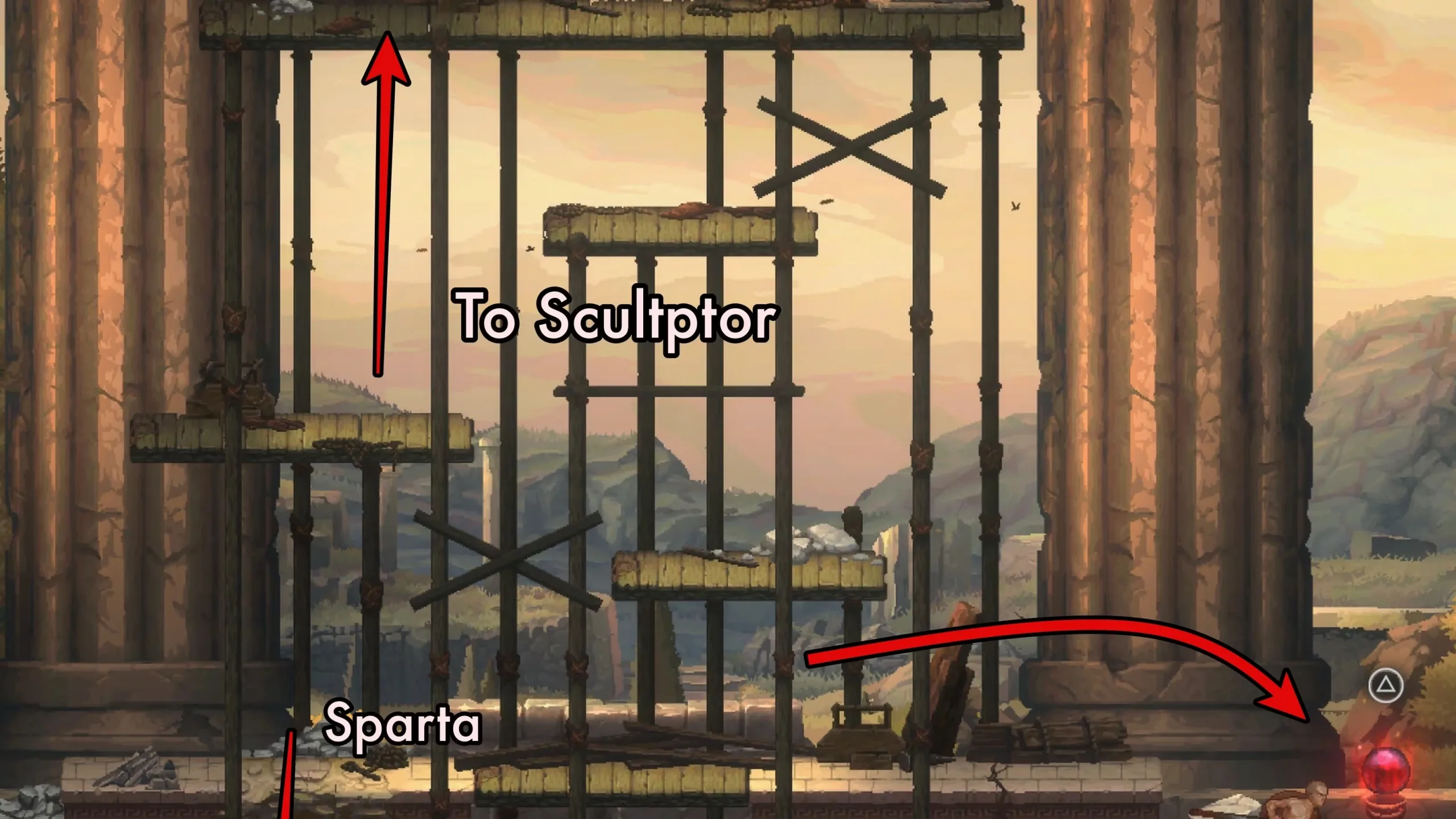 7500 Blood Orb Door Gallery Rewards in God of War Sons of Sparta