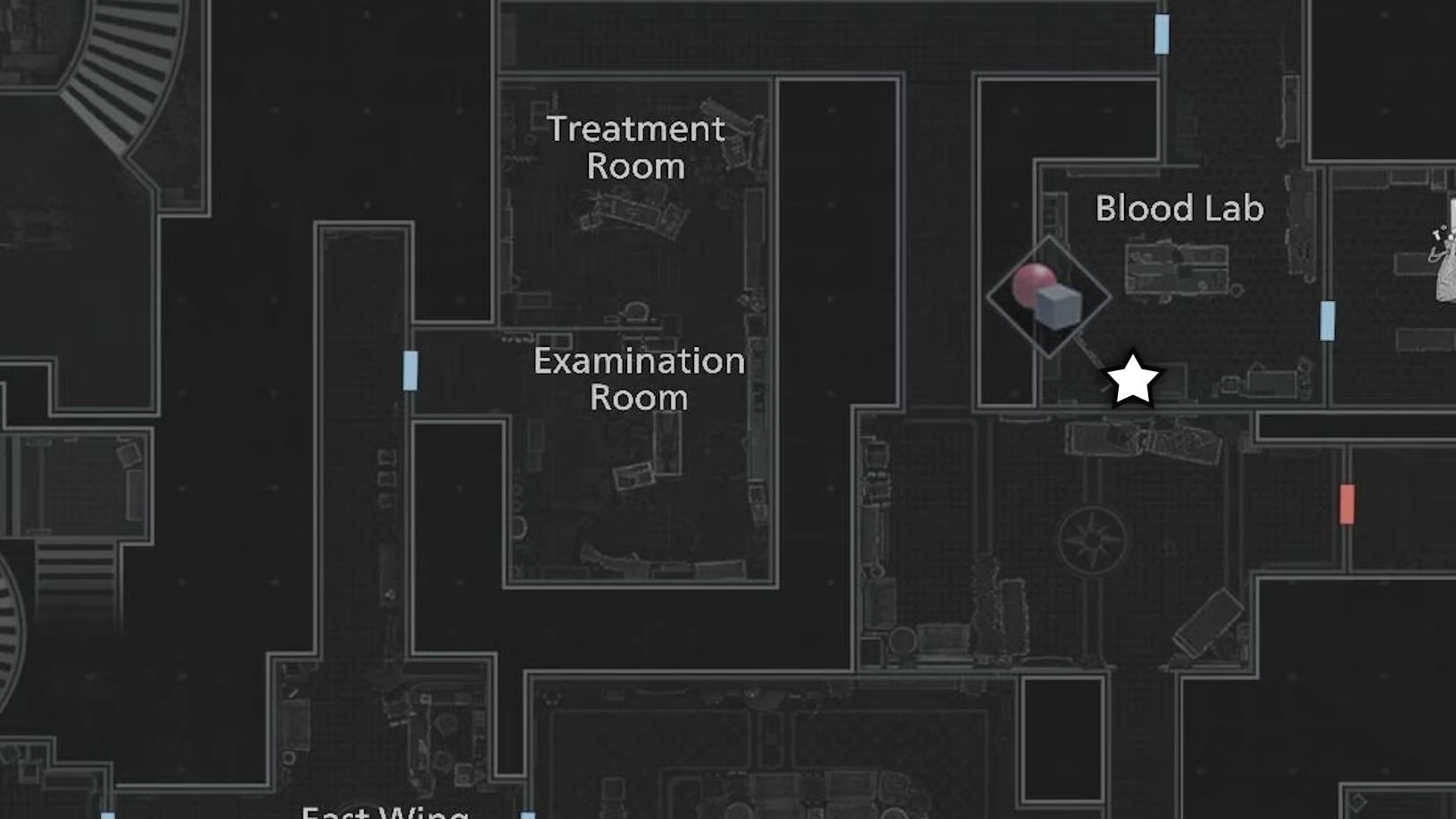 All blood specimen locations in Resident Evil Requiem