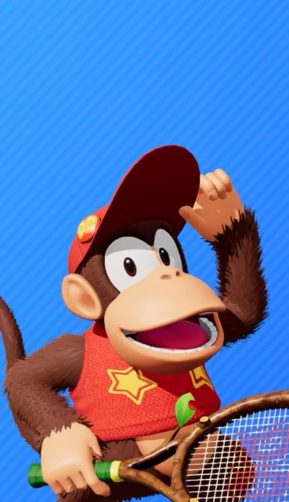 All characters and color variations in Mario Tennis Fever