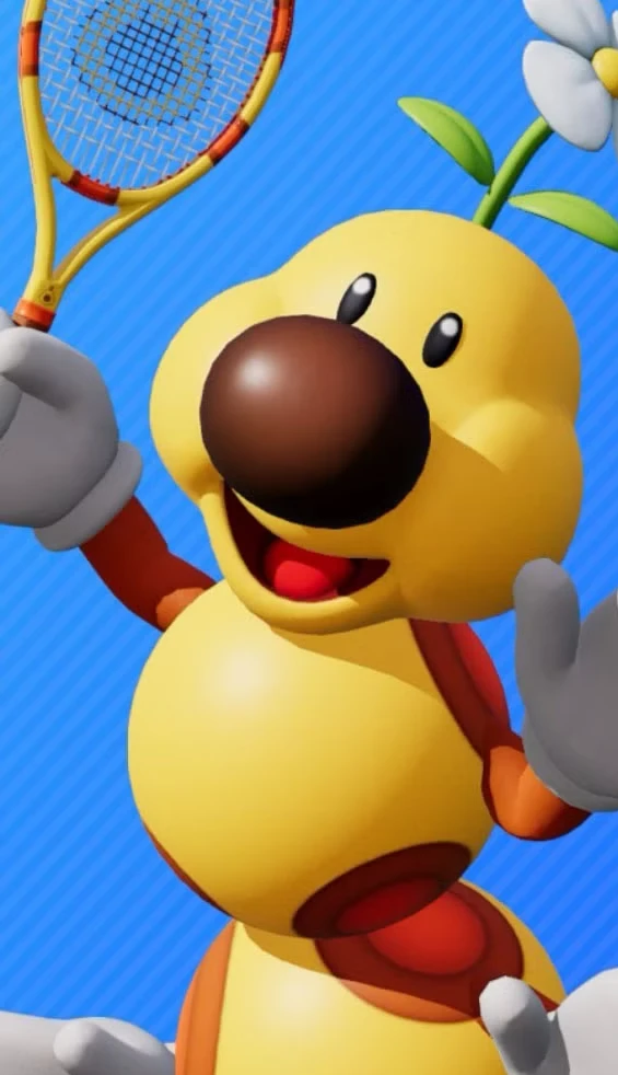 All characters and color variations in Mario Tennis Fever