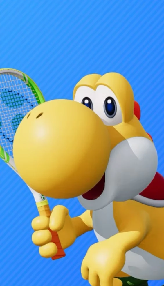All characters and color variations in Mario Tennis Fever