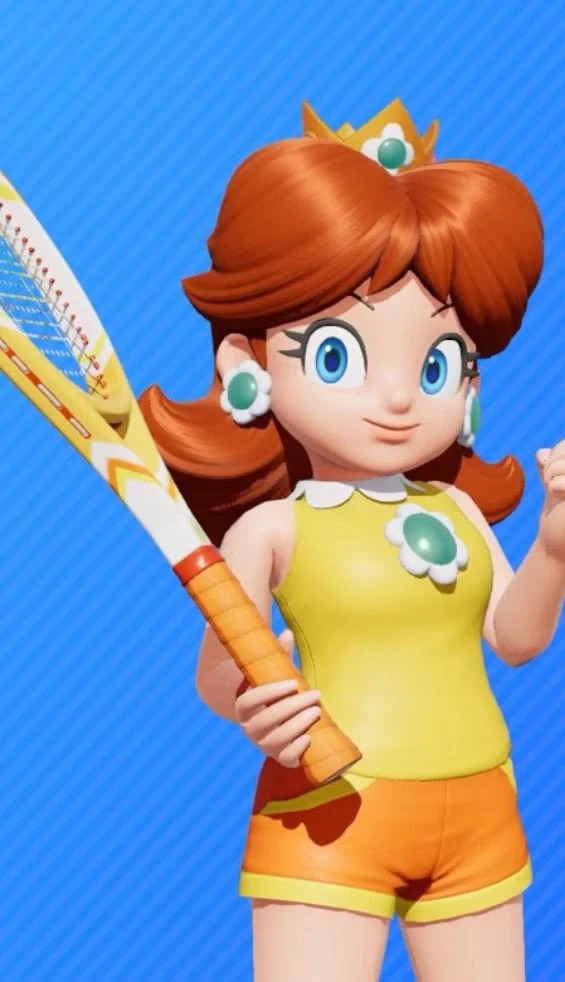 All characters and color variations in Mario Tennis Fever