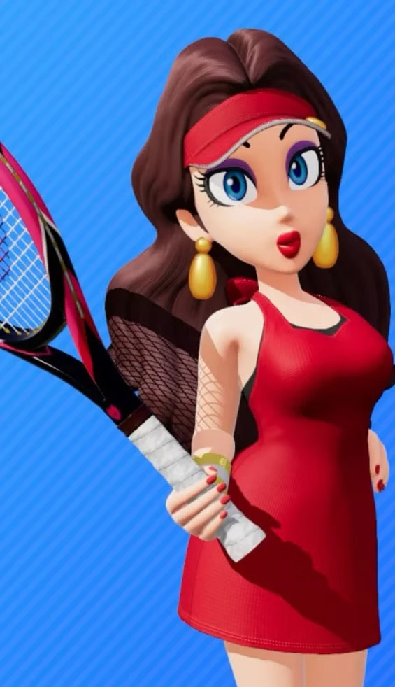 All characters and color variations in Mario Tennis Fever