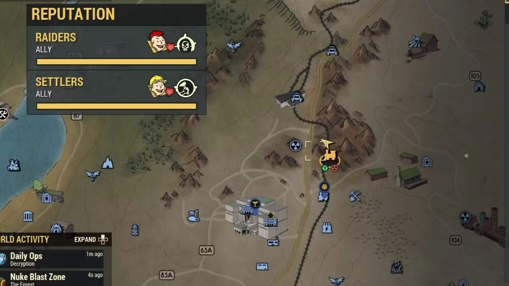 All Gold Bullion Merchant Locations In Fallout 76