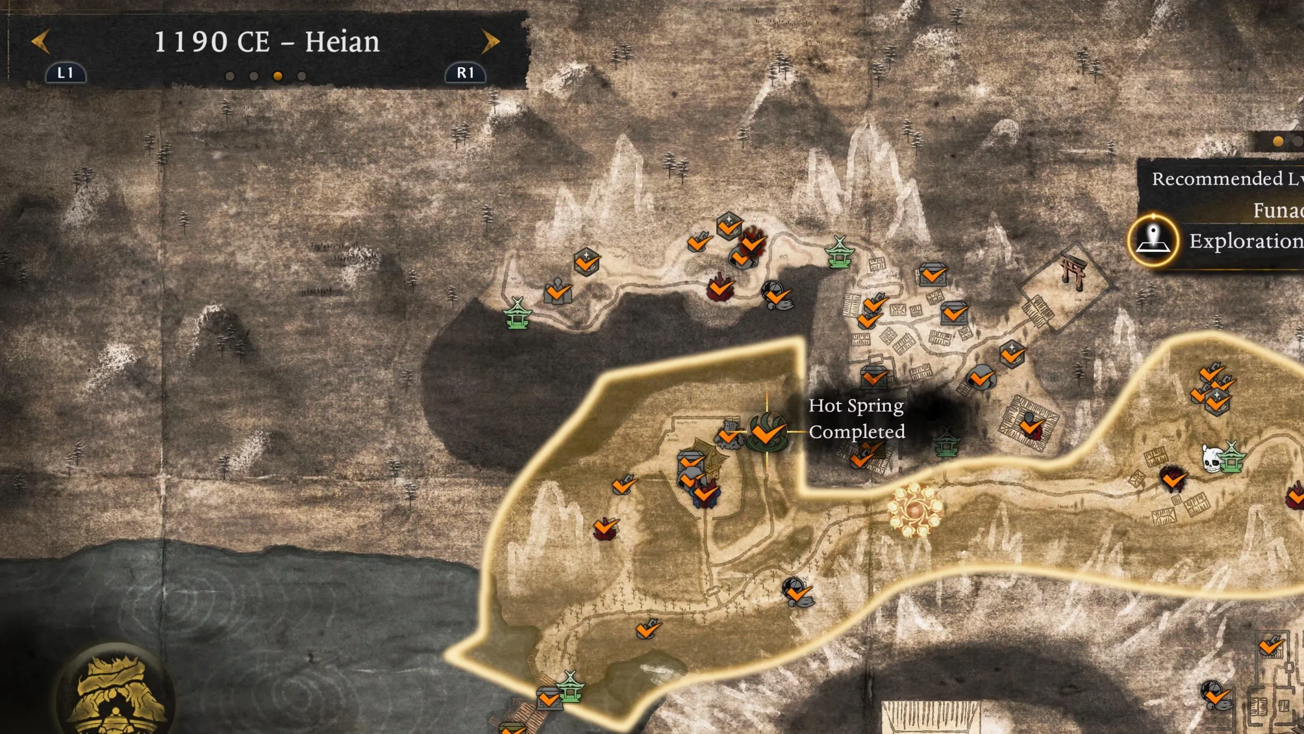 All Heian Hot Springs Locations in Nioh 3