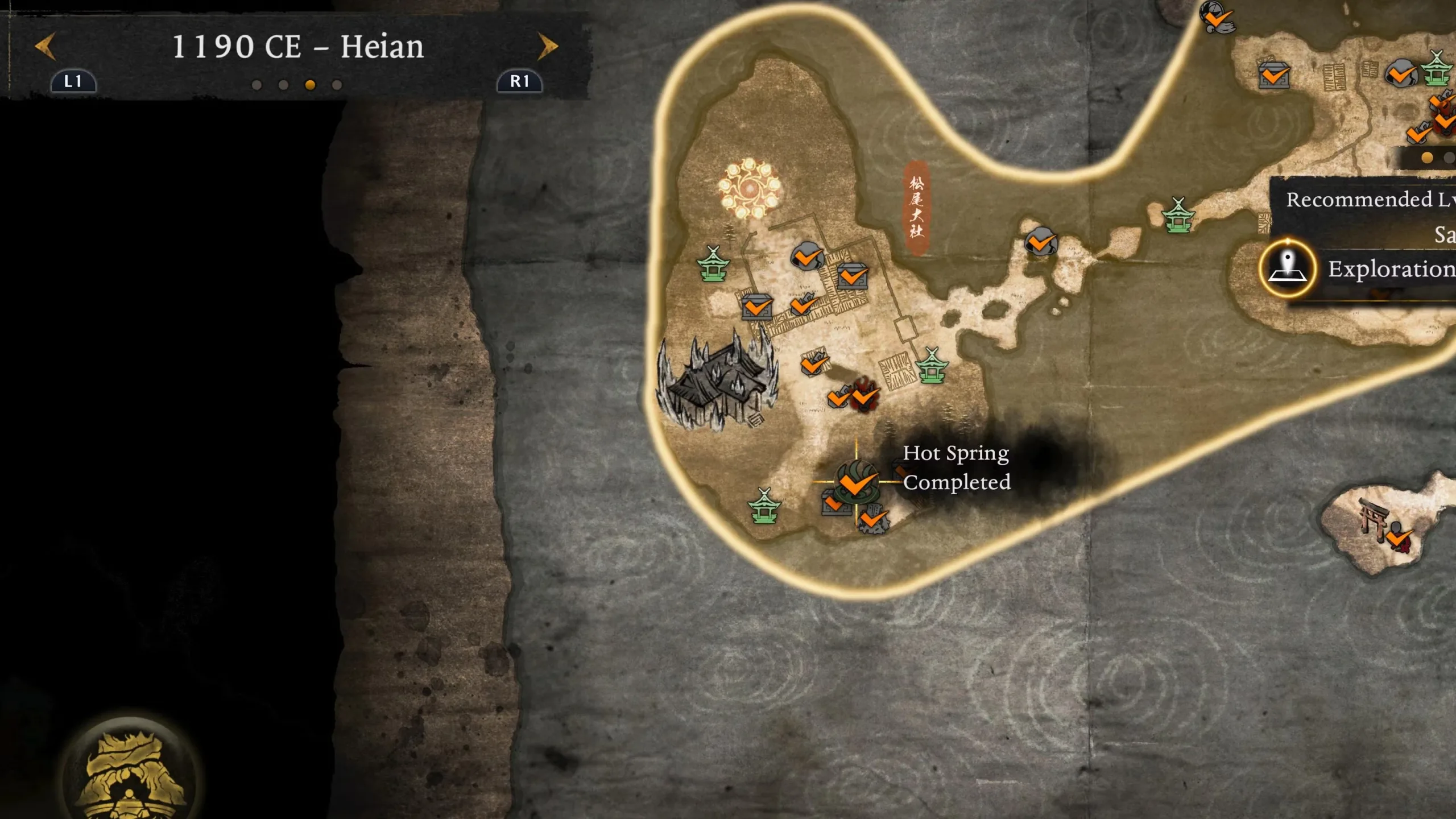 All Heian Hot Springs Locations in Nioh 3