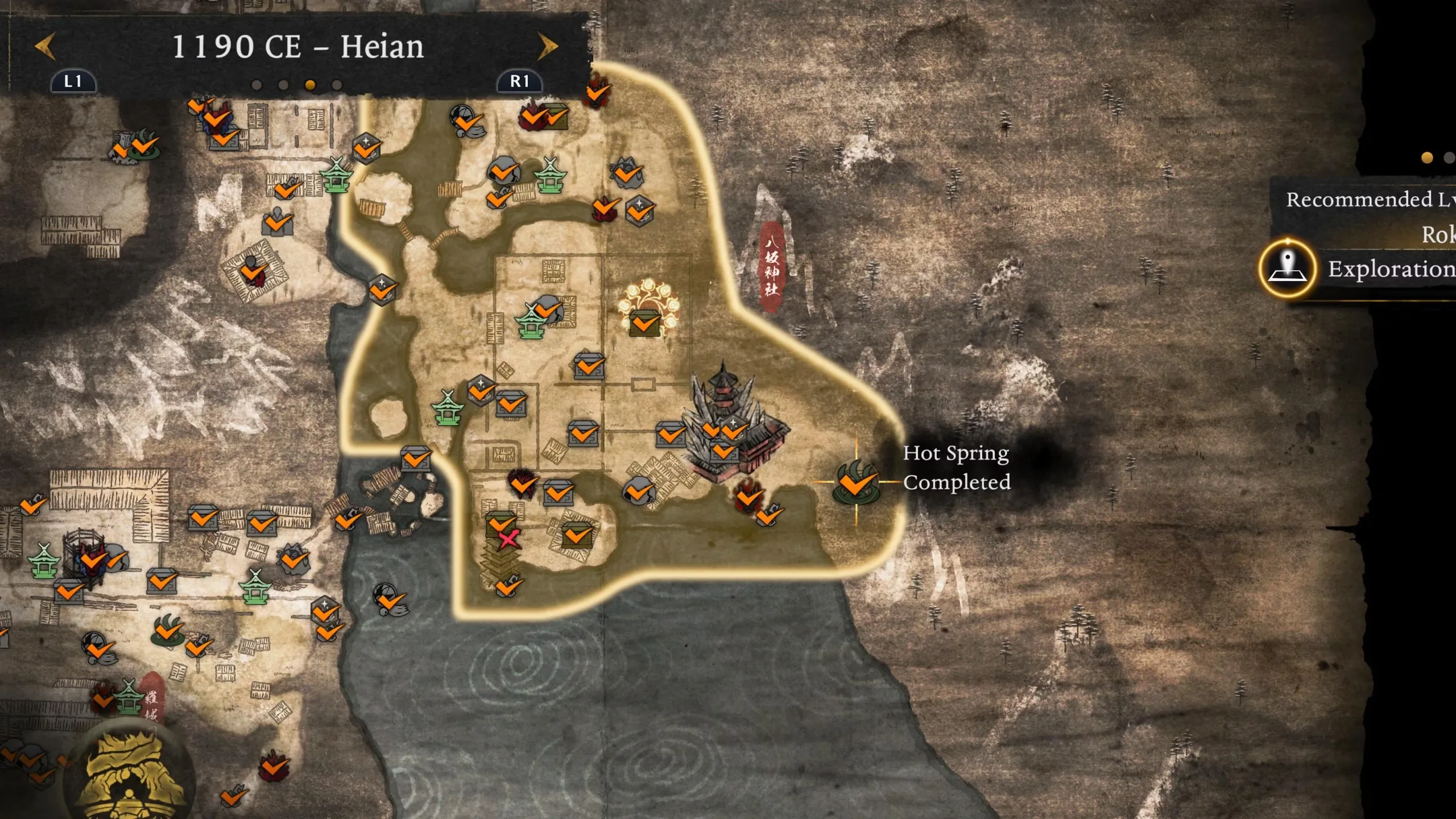All Heian Hot Springs Locations in Nioh 3