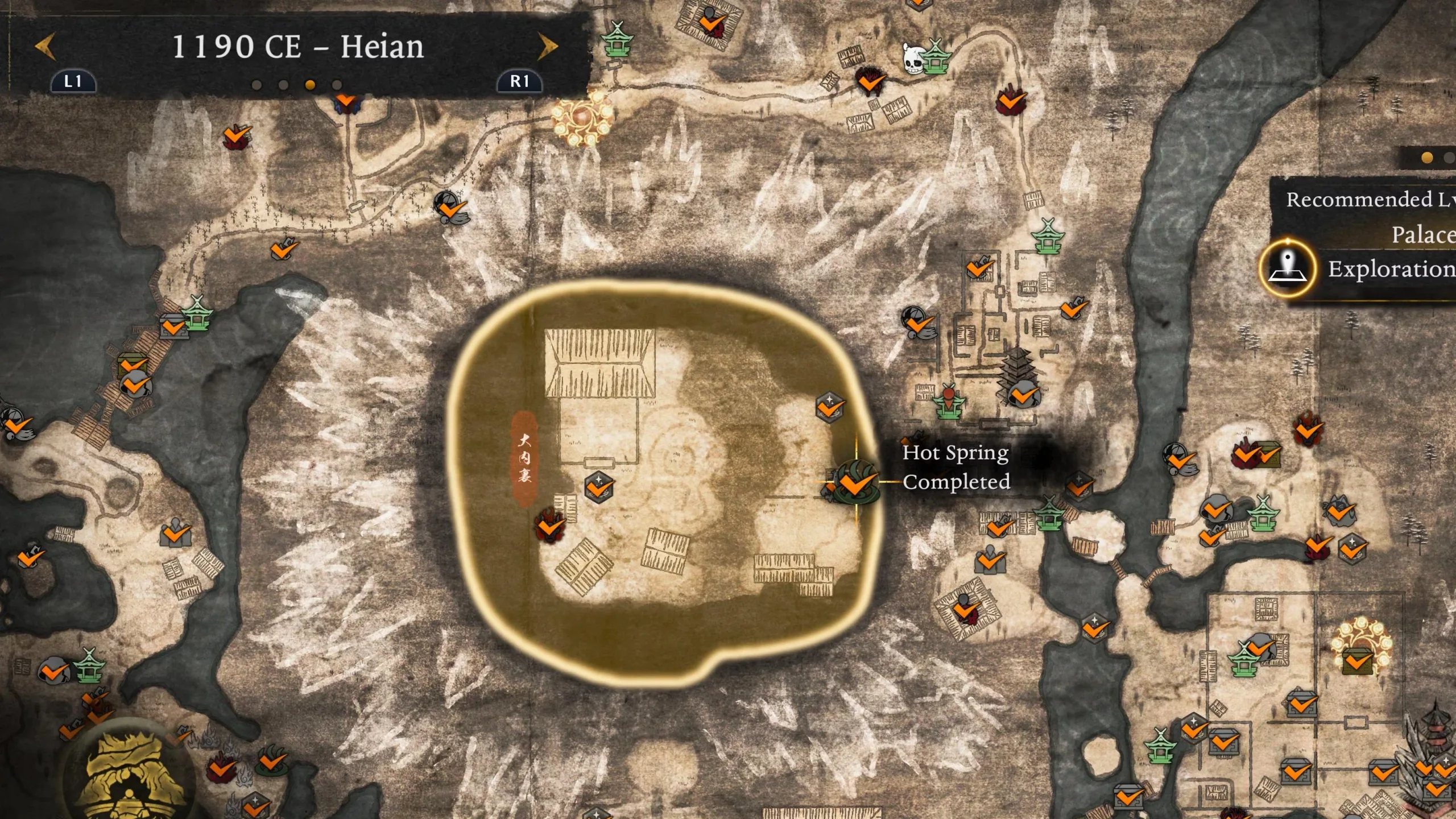 All Heian Hot Springs Locations in Nioh 3