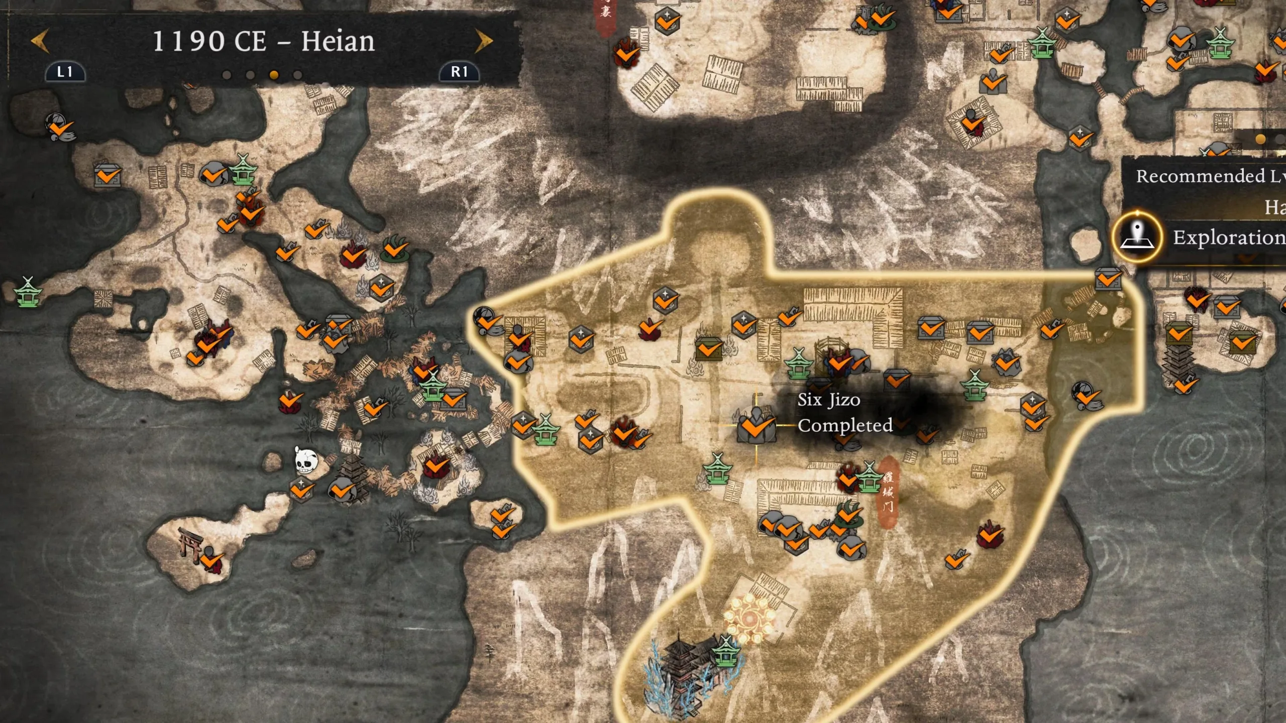 All Heian Six Jizo in Nioh 3
