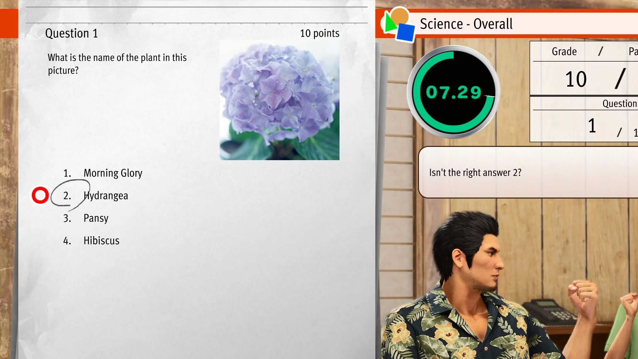 All Homework Answers in Yakuza Kiwami 3