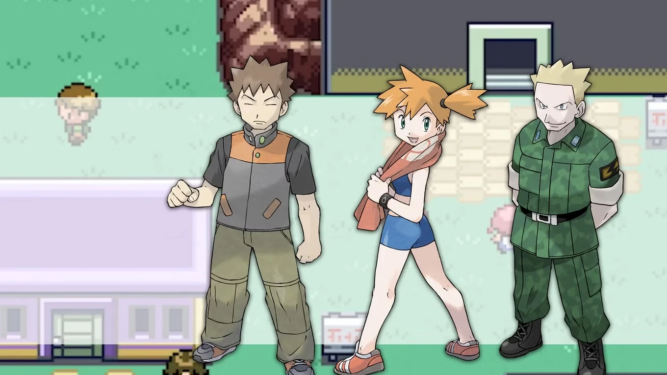 All Pokémon FireRed and LeafGreen gym leaders and counters
