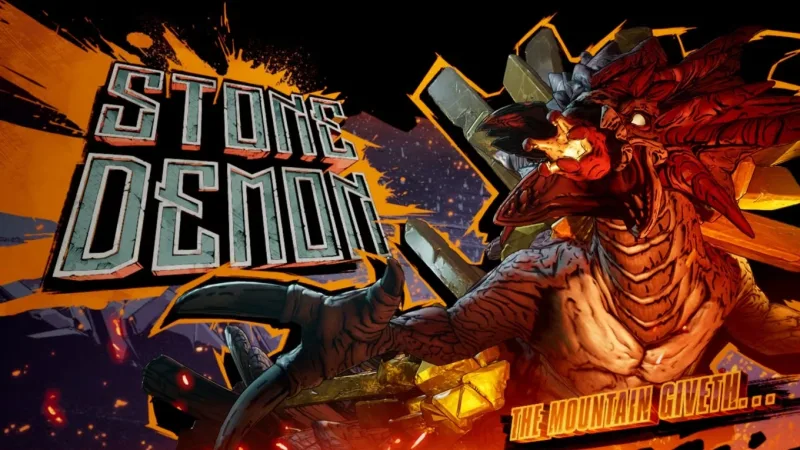 Loot lendário do Stone Demon em Borderlands 4