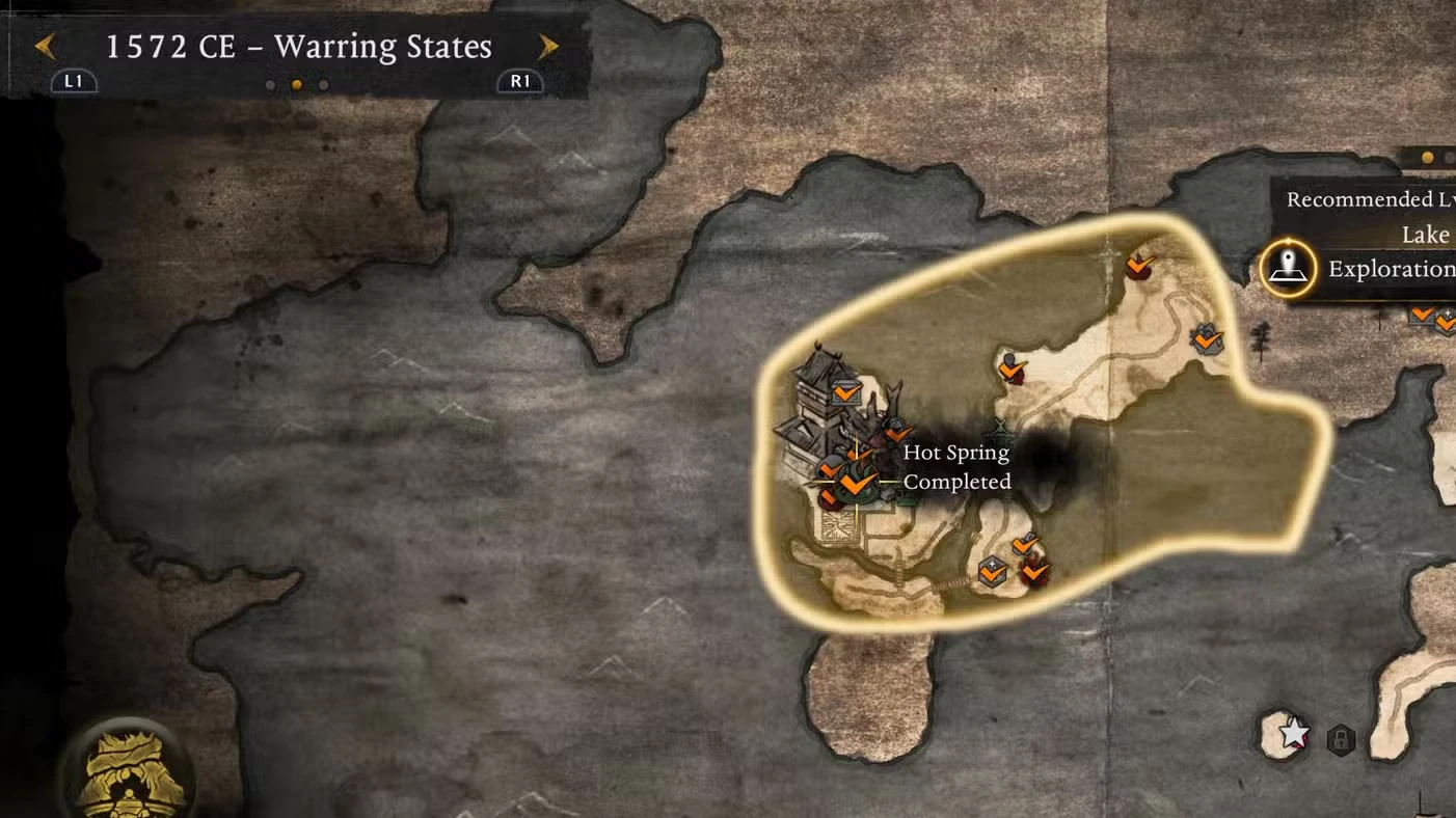 All Warring States Hot Springs Locations in Nioh 3