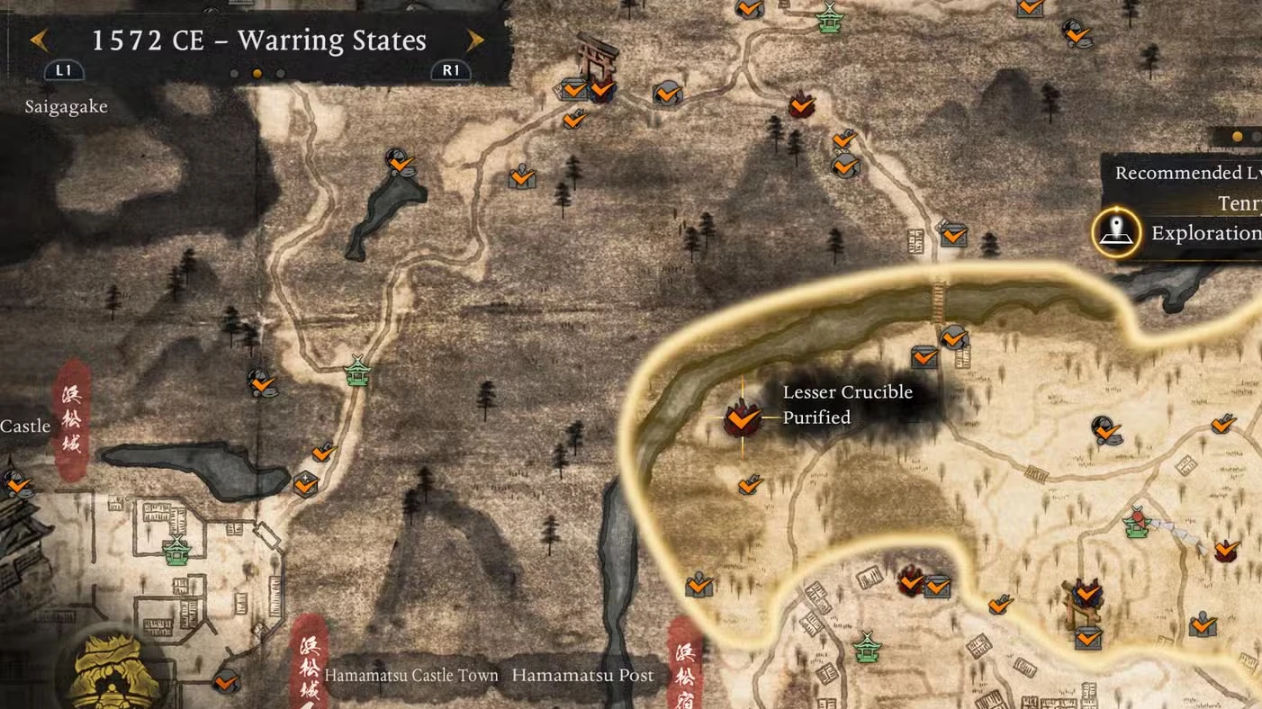 All Warring States Lesser Crucibles & Crucible Spikes in Nioh 3