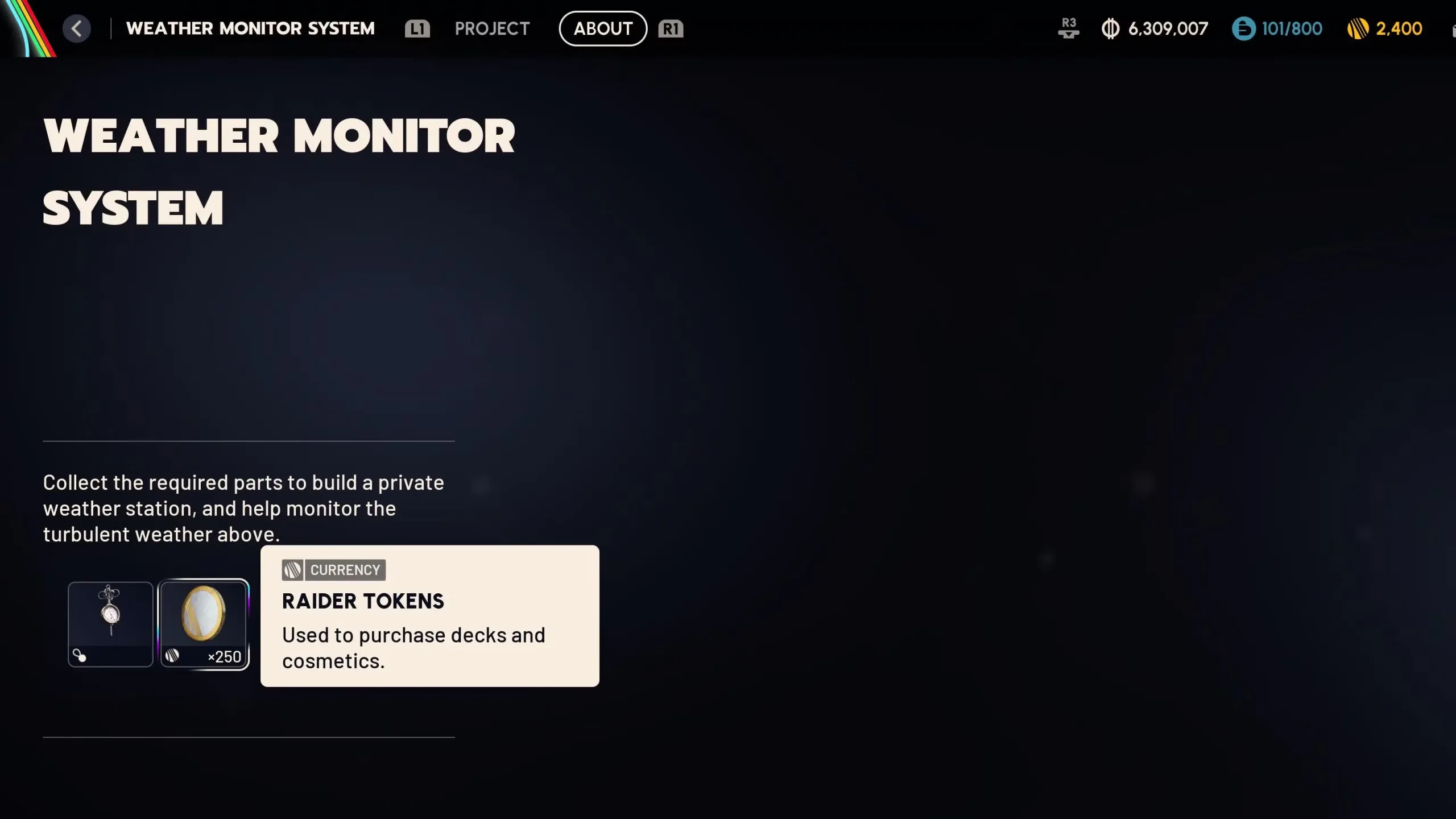All Weather Monitor System Project Rewards in ARC Raiders