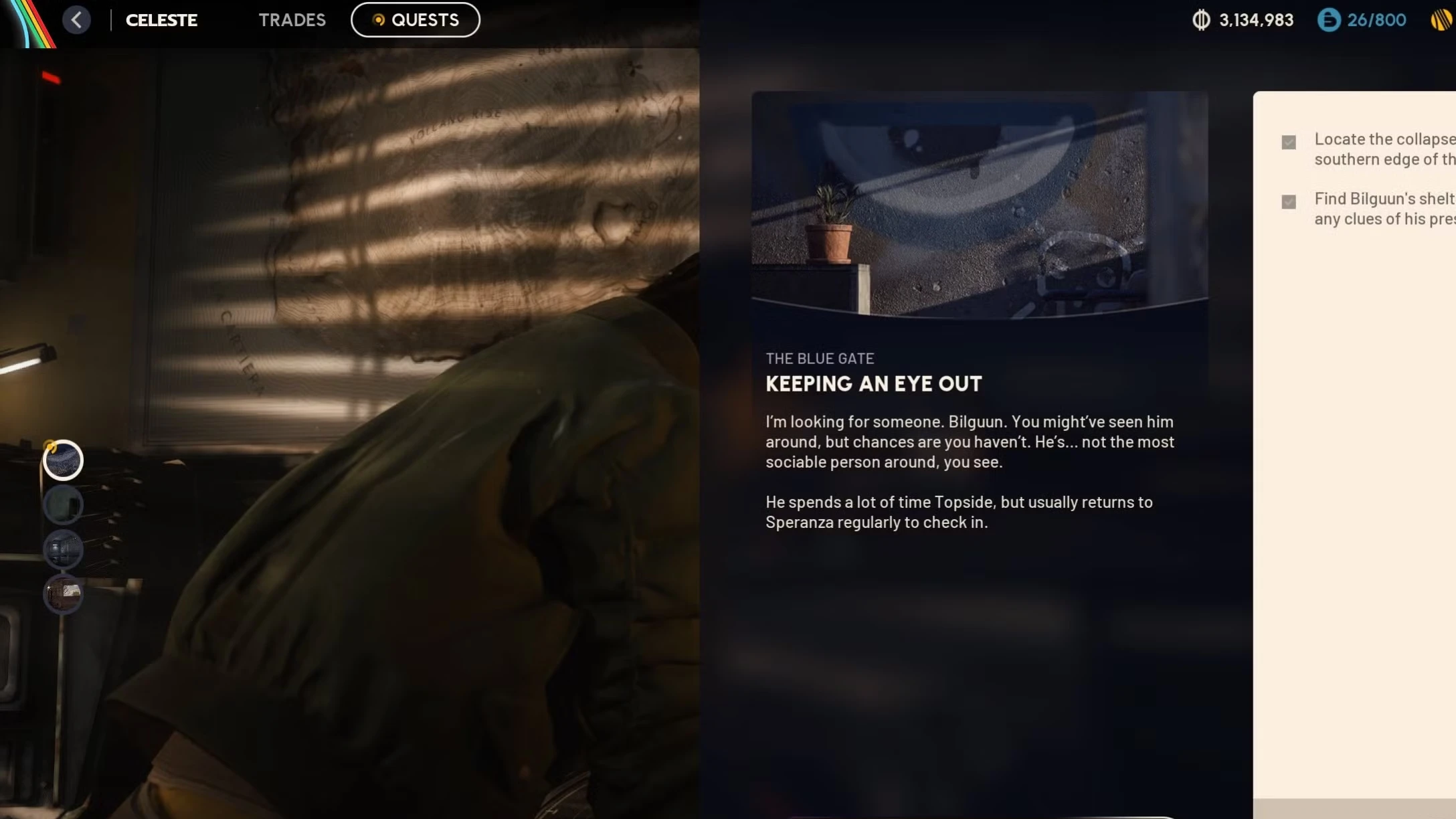 Bilguun's Shelter Location in Keeping An Eye Out Quest in ARC Raiders