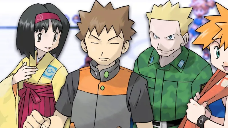 Todos os ginásios de FireRed & LeafGreen: líderes, times e recompensas