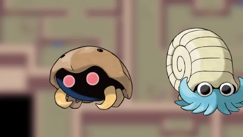 Fóssil Domo ou Helix em Mt. Moon: qual escolher em Pokémon FireRed/LeafGreen
