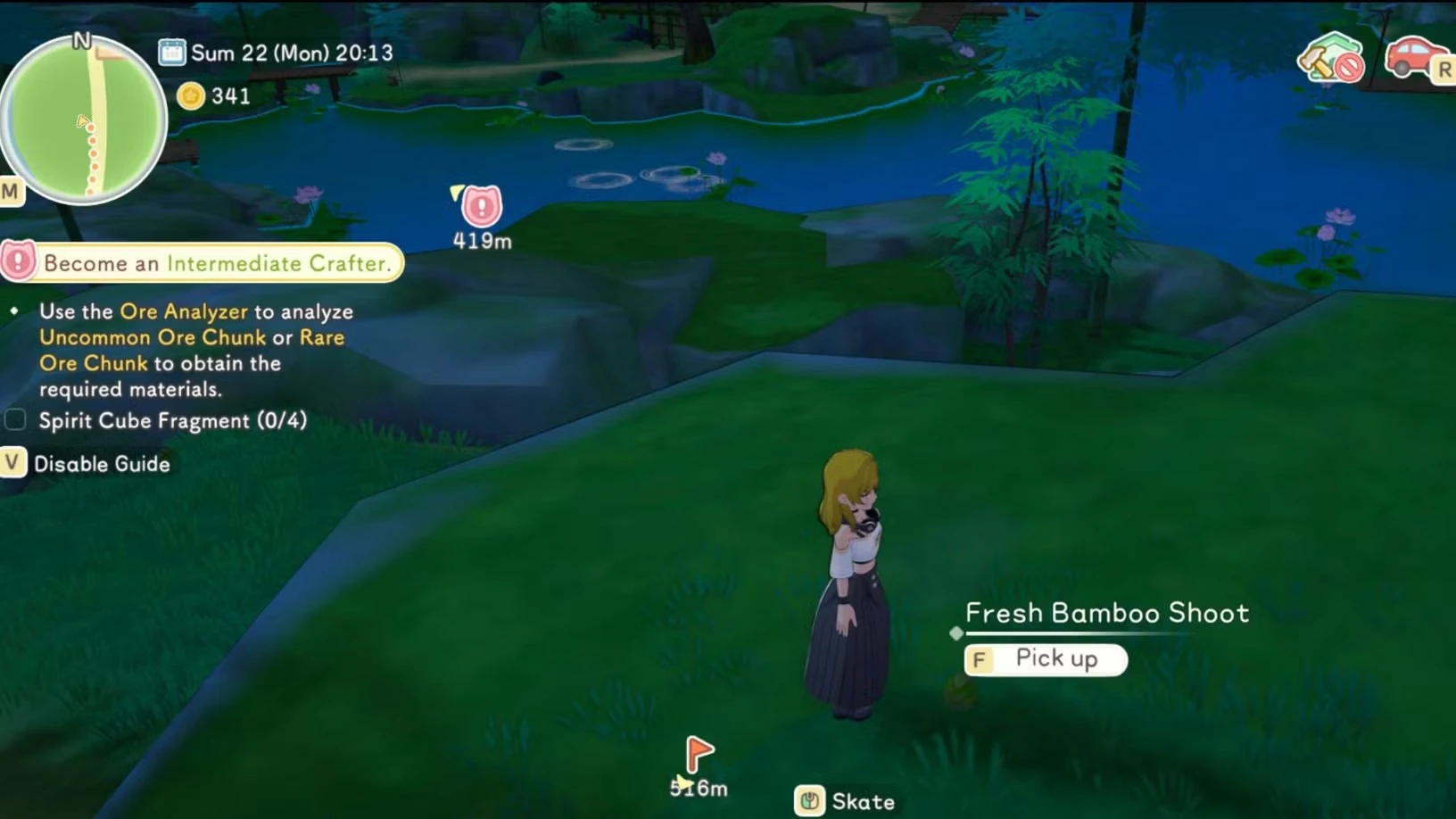 Fresh Bamboo Shoots Locations in Starsand Island
