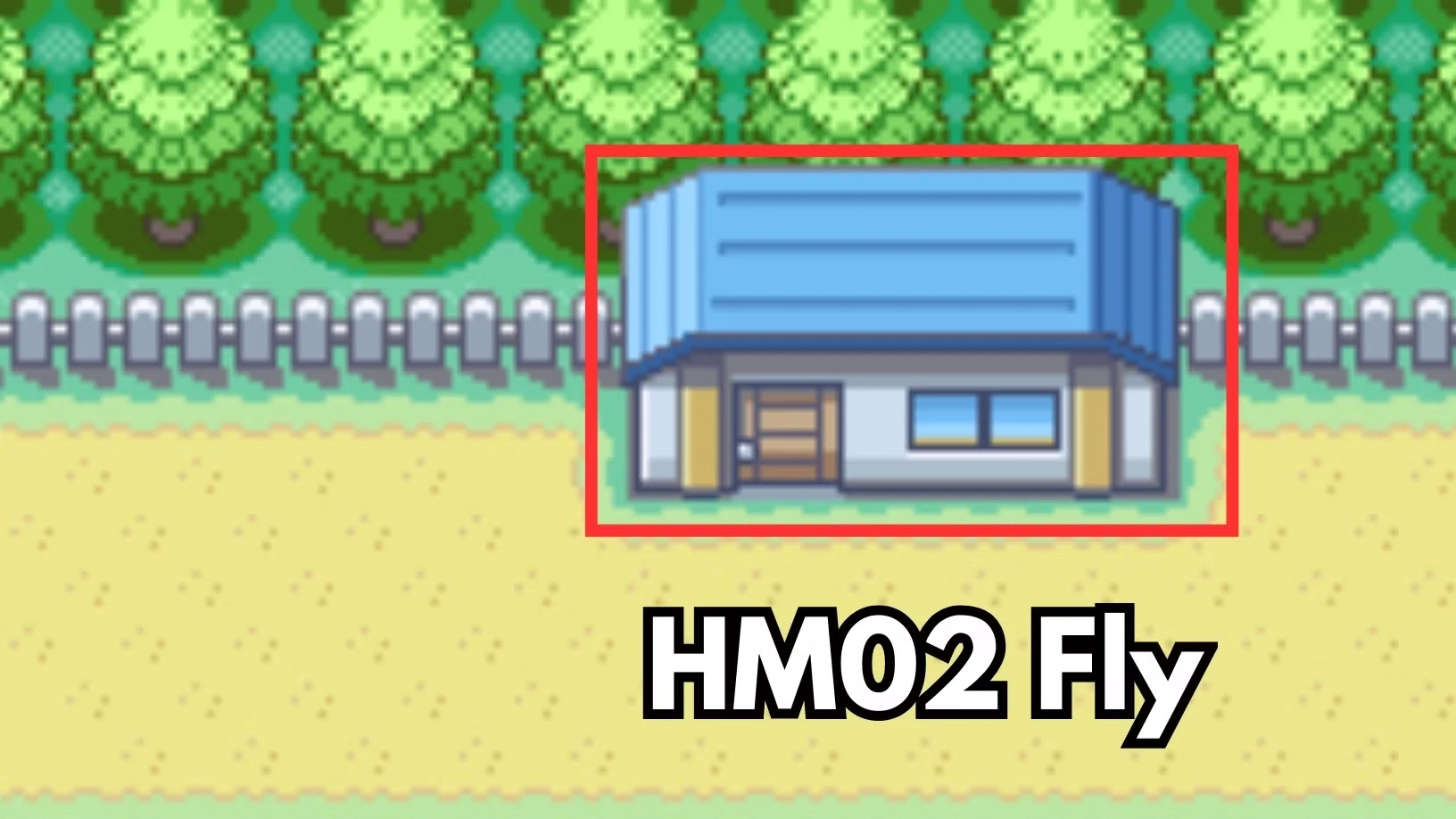 HM02 Fly Location in Pokemon FireRed & LeafGreen