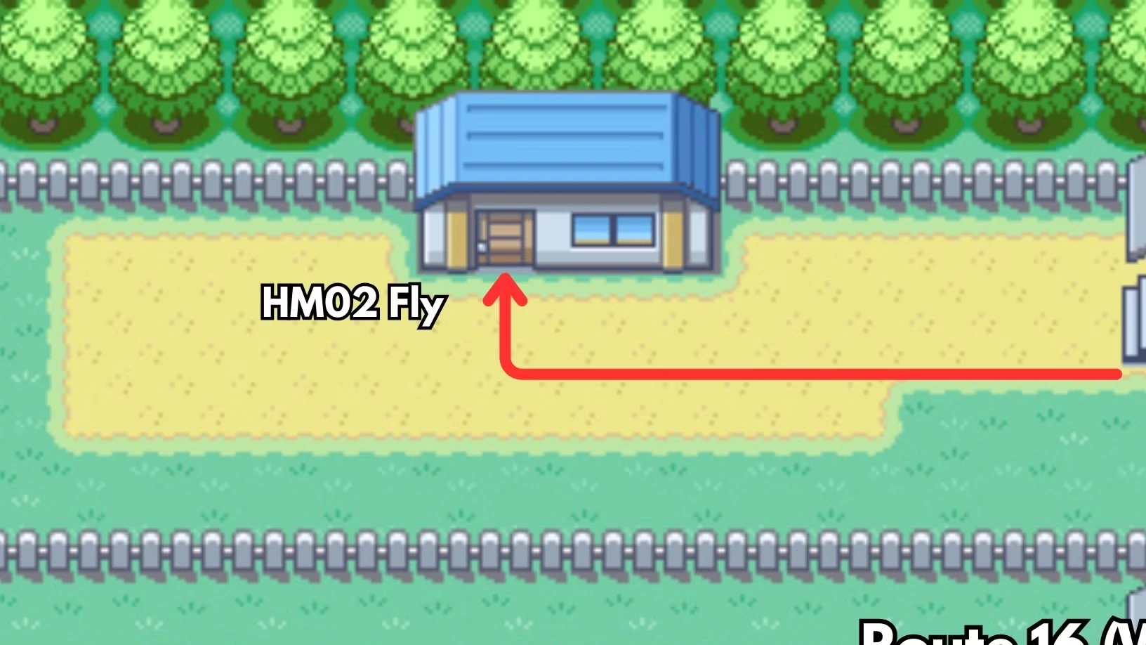 HM02 Fly Location in Pokemon FireRed & LeafGreen