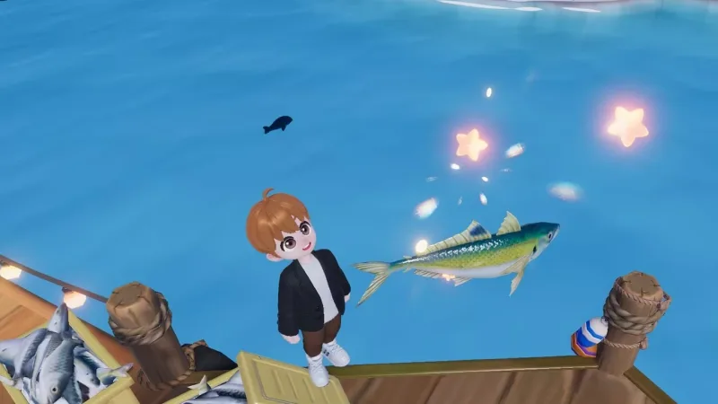 Localização e captura do False Scad em Heartopia