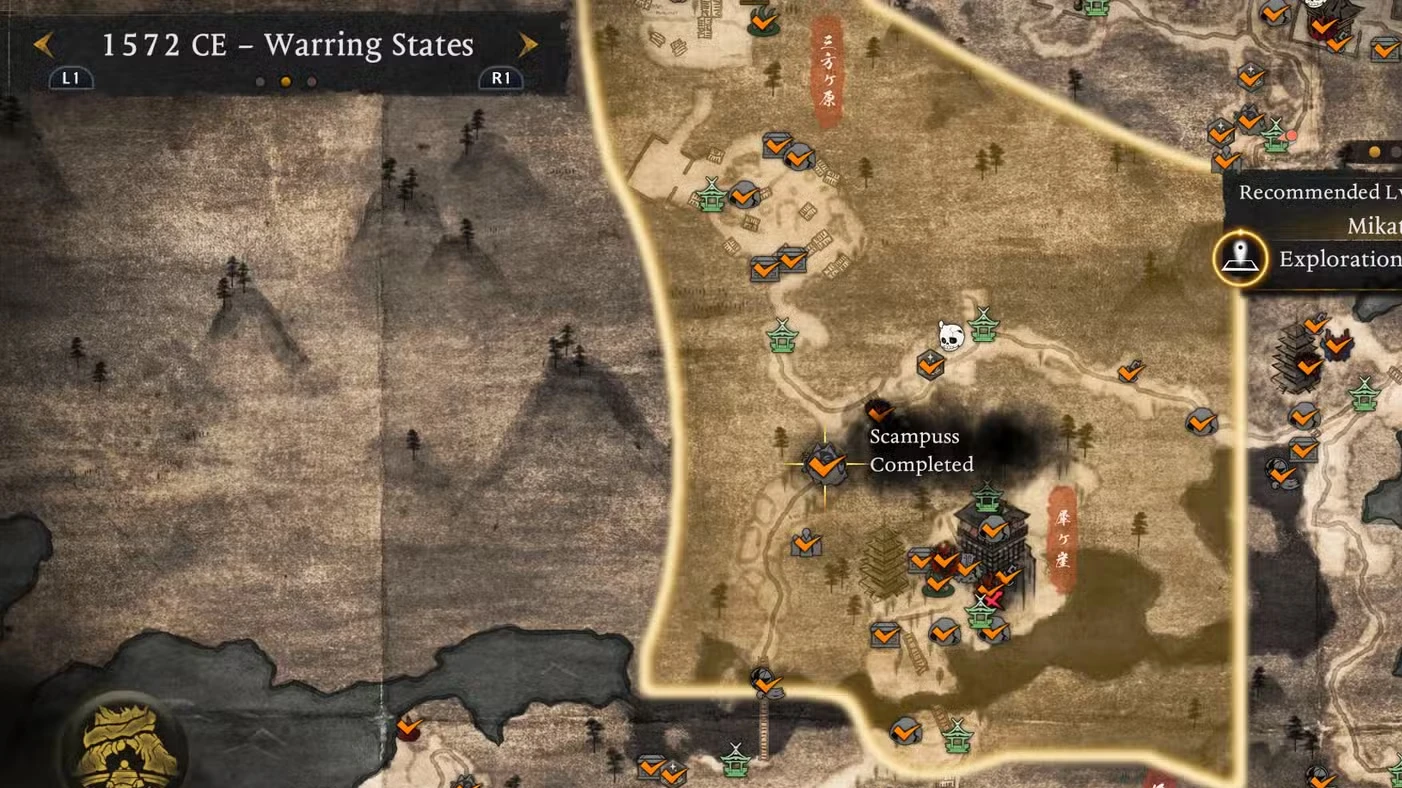 How to Find All Warring States Scampusses in Nioh 3