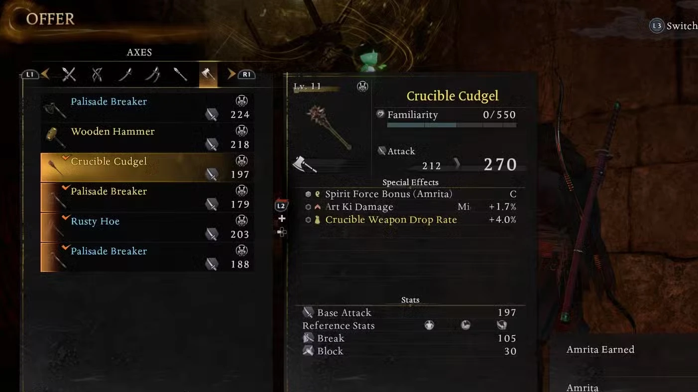 How to Get Amrita Fast in Nioh 3