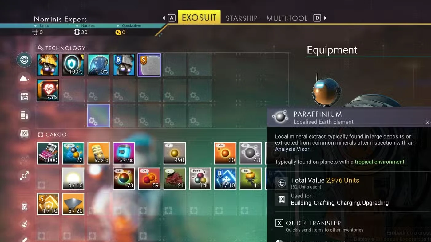 How to Get Paraffinium in No Man's Sky's Remnant Expedition