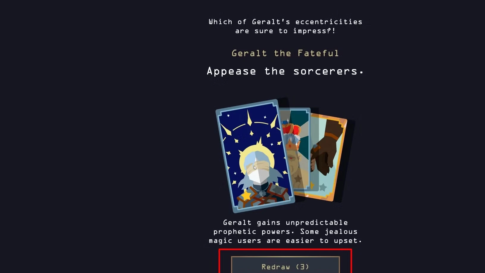 How to Get Redraws in Reigns: The Witcher