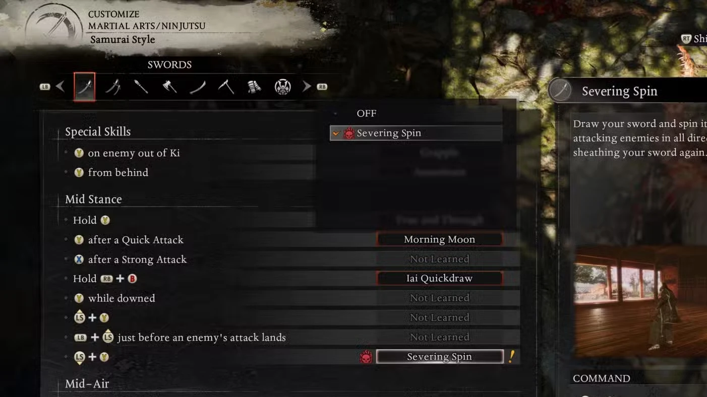 How to Get Severing Spin Skill in Nioh 3