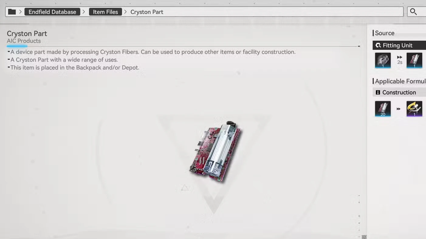 How To Make Cryston In Arknights Endfield