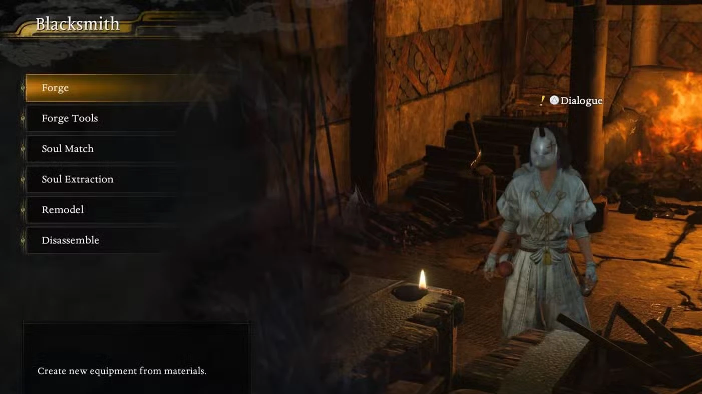 Como desbloquear o ferreiro em Nioh 3