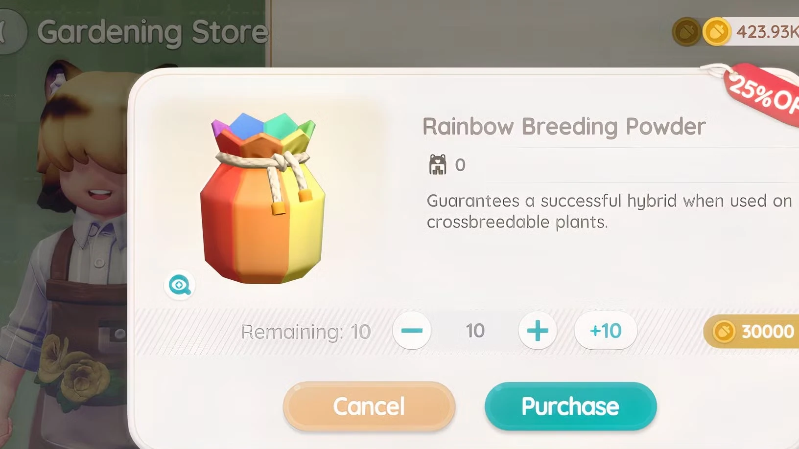 How to Use Rainbow Breeding Powder in Heartopia
