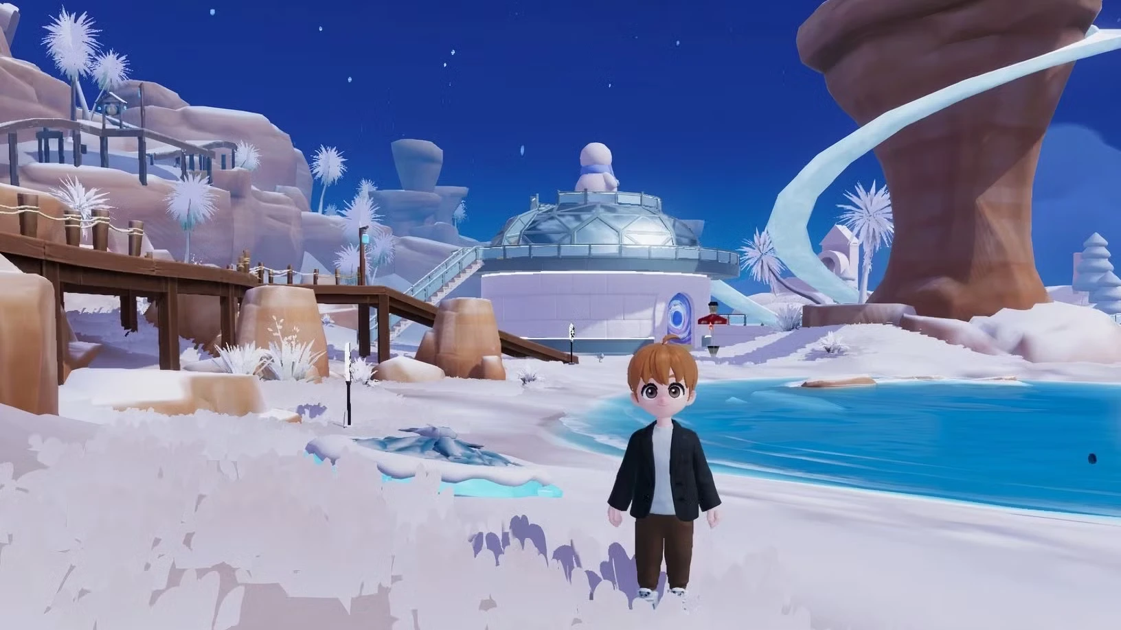 Penguin Trough Location in Heartopia (&Favorite Food for Penguin)