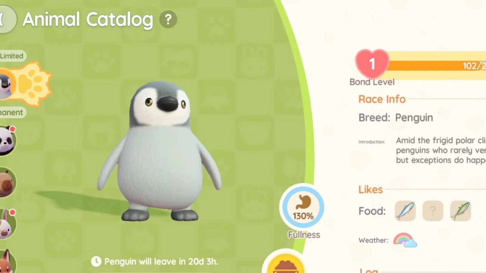 Penguin Trough Location in Heartopia (&Favorite Food for Penguin)