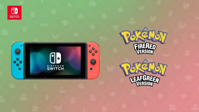 Clássicos Pokémon FireRed e LeafGreen Chegam ao Nintendo Switch
