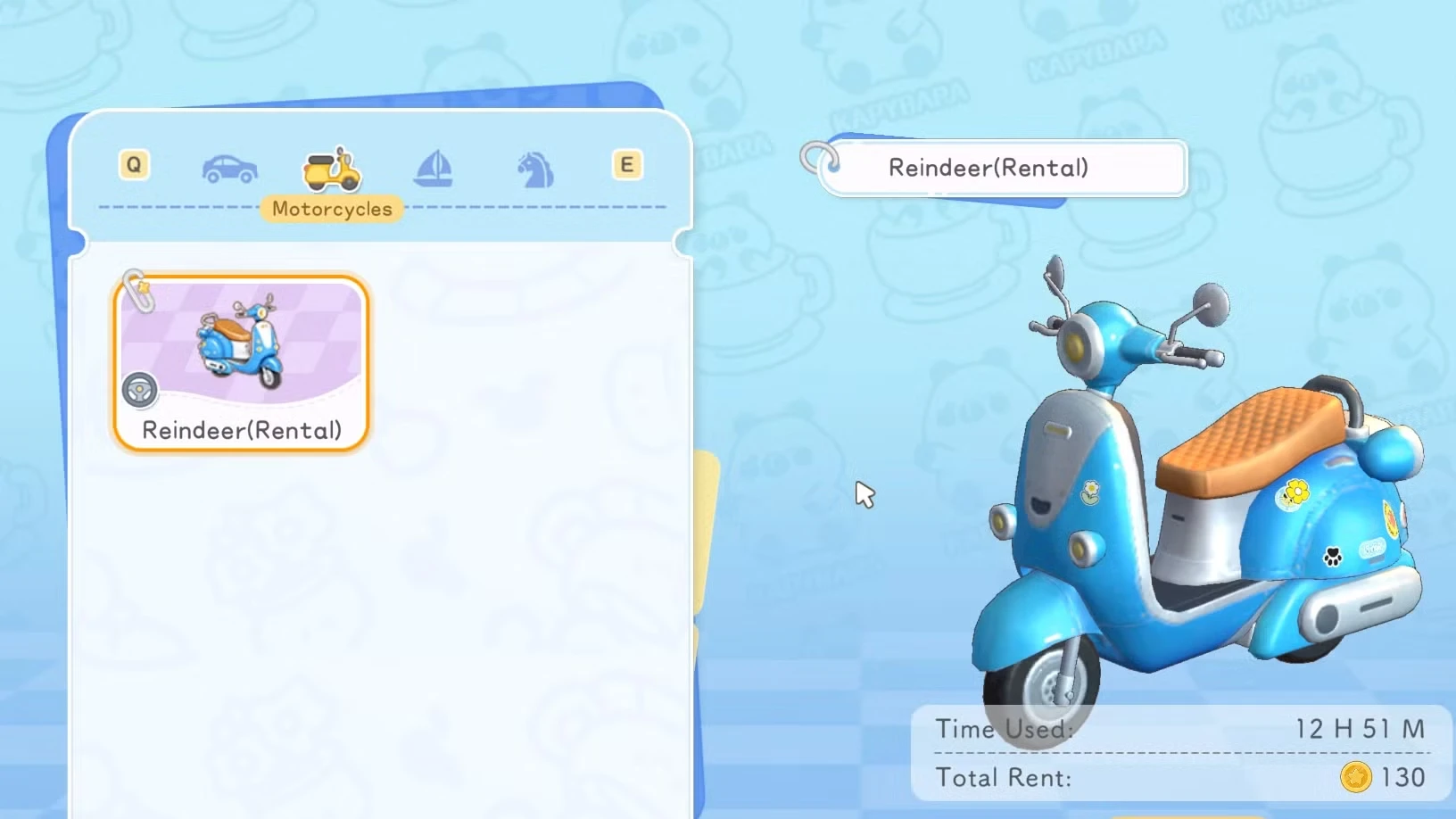 Ride Rental Payment Guide In Starsand Island