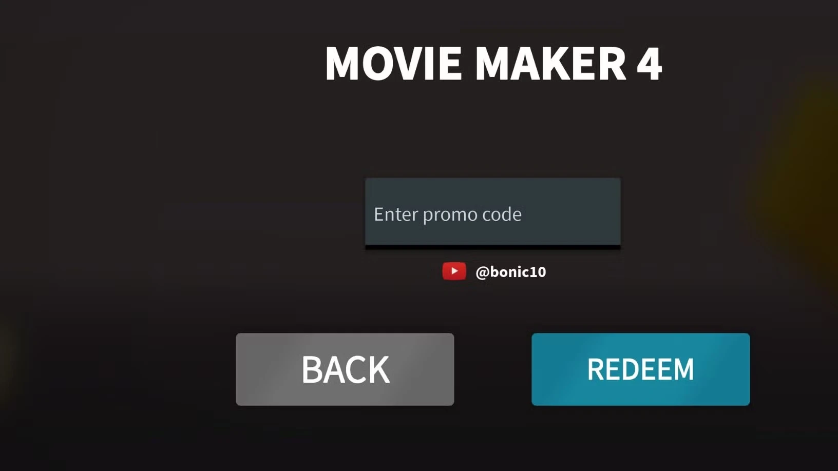 Roblox Movie Maker 4 Codes