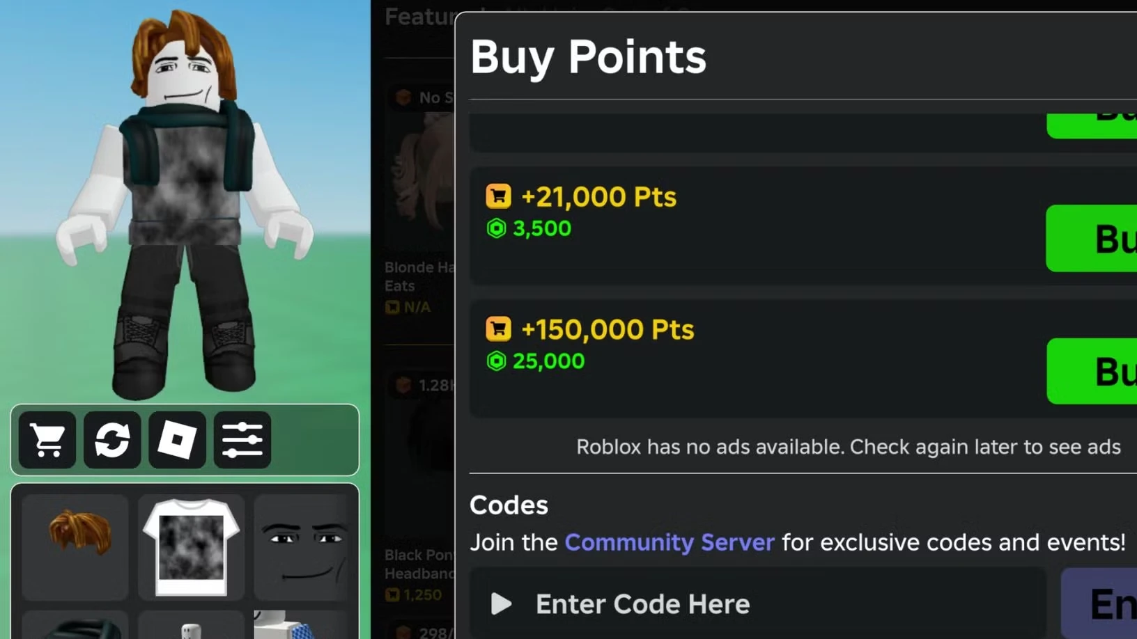 Roblox My Avatar Codes