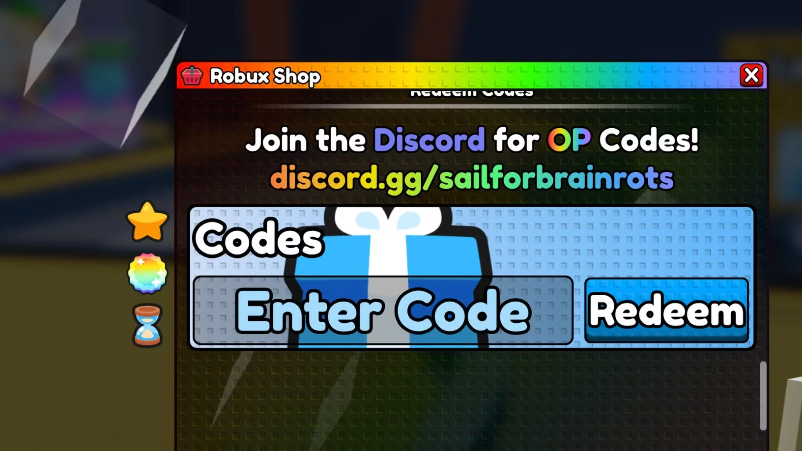Roblox Sail For Brainrots Codes