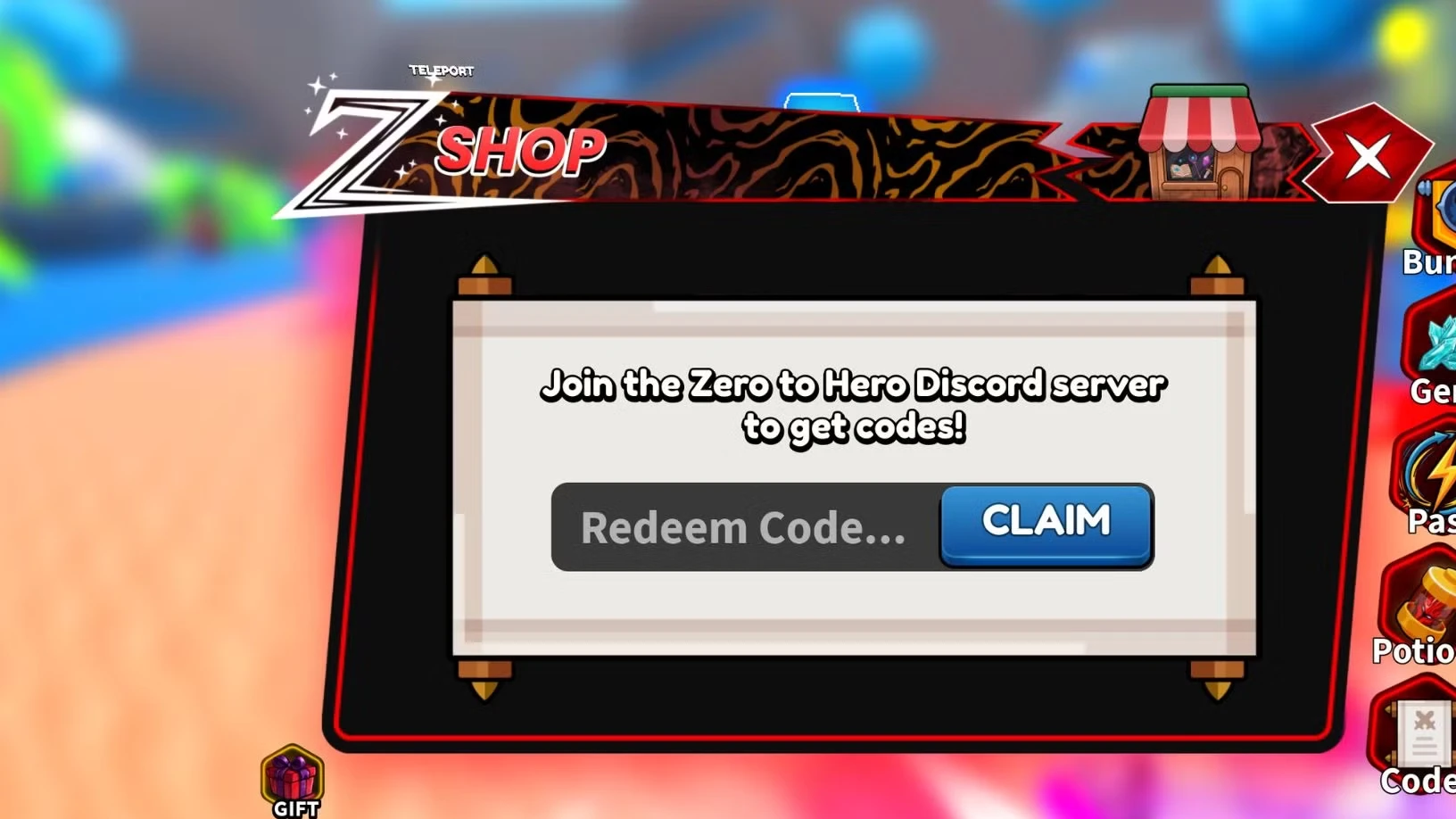 Roblox Zero to Hero Codes