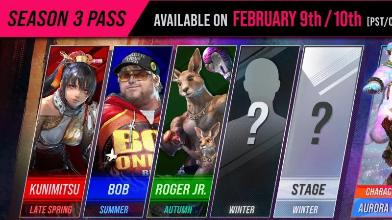 Tekken 8 Anuncia Temporada 3: Kunimitsu, Bob e Roger Jr. Chegam Ainda Este Ano